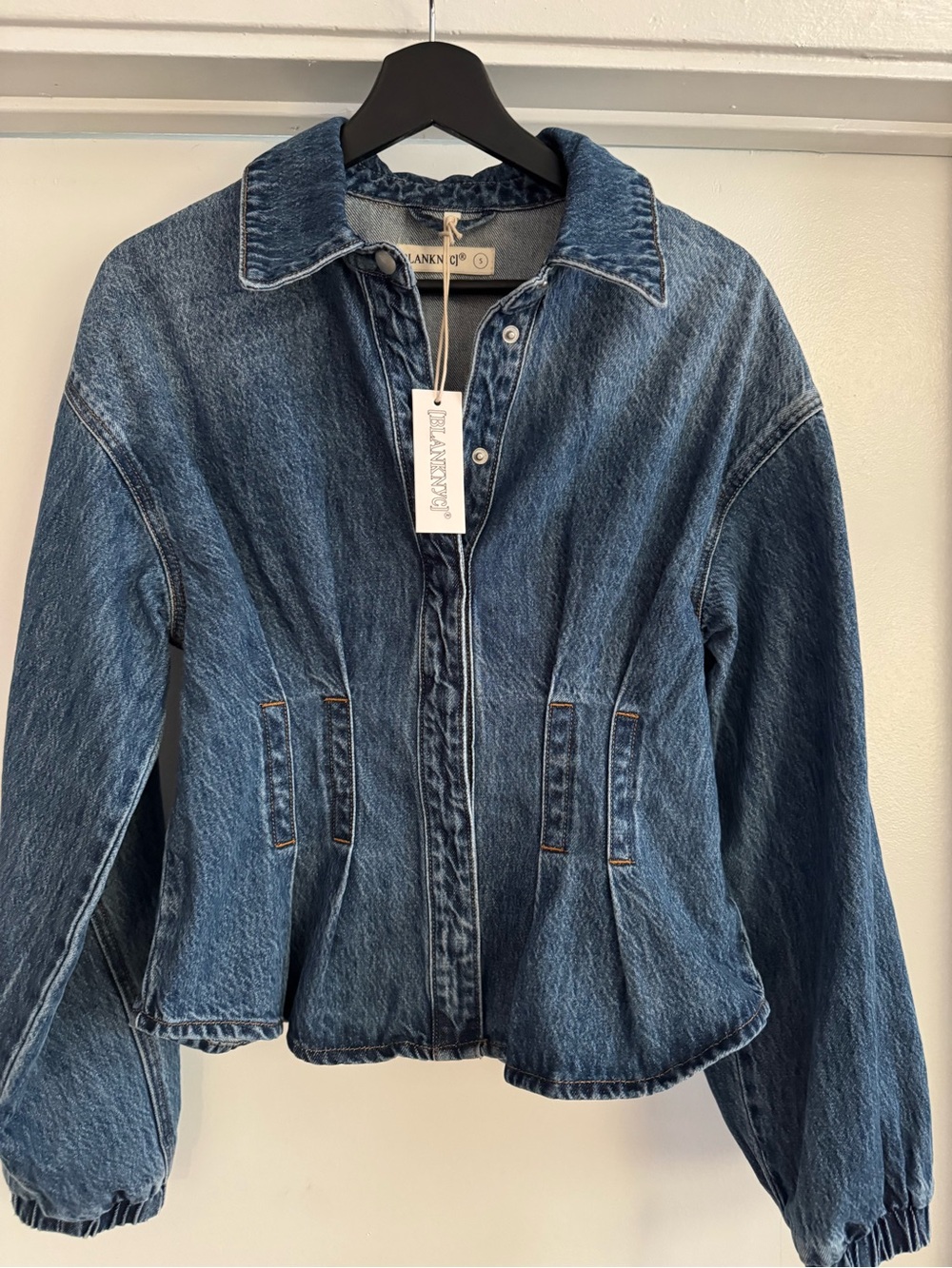 Blank NYC Women’s Dark Blue Denim Shirt